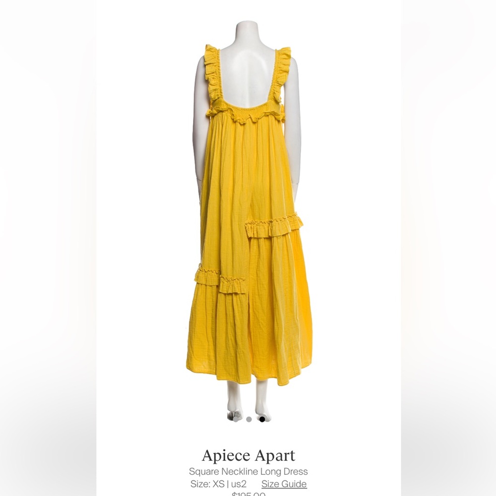 💛💛 Apiece Apart Yellow Maxi Dress